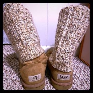 Tan sweater uggs